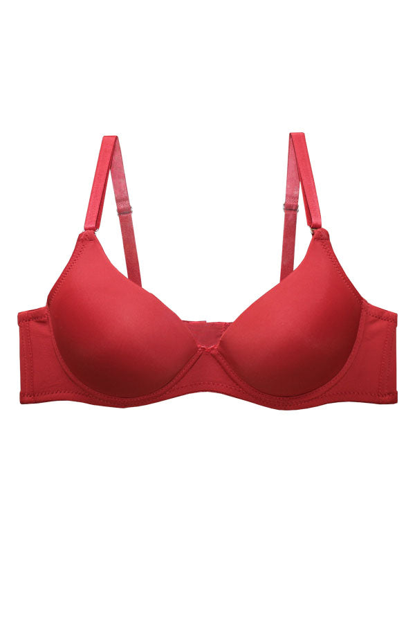 929 6-Pack Underwire, Adjustable Straps Extreme Push-Up Bra A B C Cup C06