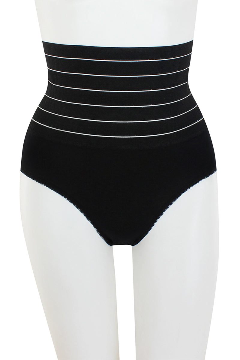 9985 12 Piece High Waist Cotton Blend Shaper Tummy Control Brief C01