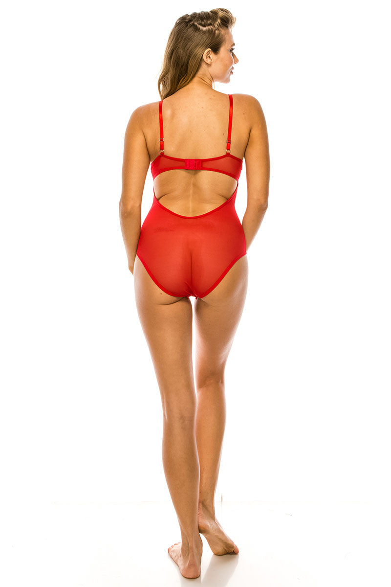 BE245 6 Pieces Light Push-Up Underwire Lingerie with Adjustable Straps Santa Teddy