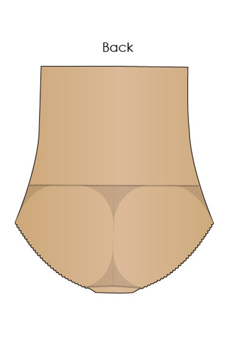 CA5205 6-Pack Lift & Shape Back Enhancer High Waisted Butt Shaper