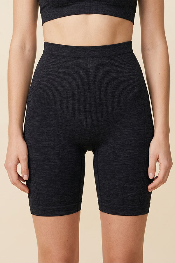 PB4072 Wholesale Thigh Shaping Shorts High Waist Tummy Control Shorts 6 Hanger Pack (12 pcs)