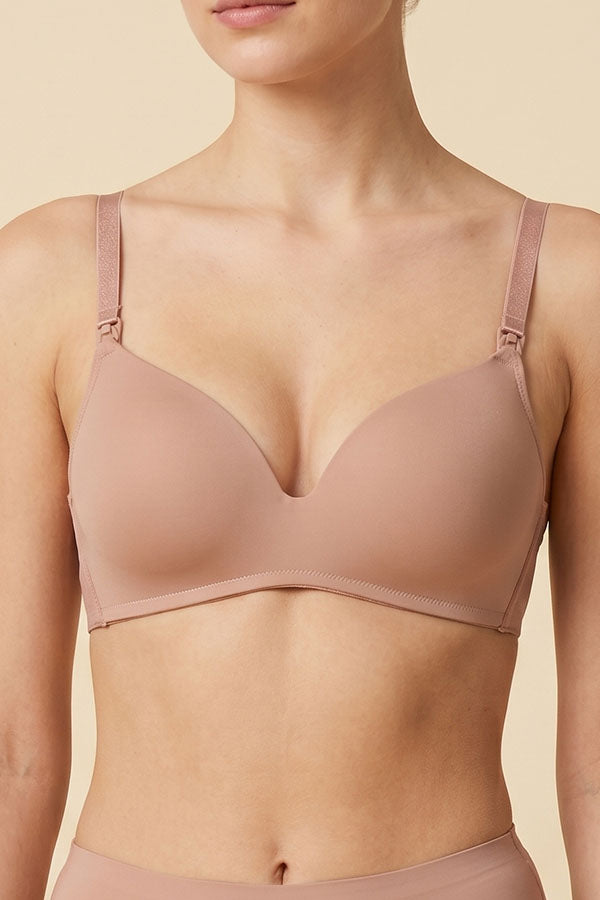 PL-BE5107M 6 Pieces Ultra Comfort Nursing Bra with Adjustable Straps Wire-Free Maternity Bra B-C Cup