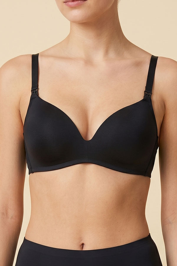 PL-BE5107M 6 Pieces Ultra Comfort Nursing Bra with Adjustable Straps Wire-Free Maternity Bra B-C Cup