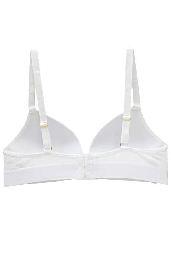 PL-BE5107 6 Pieces Comfortable & Adjustable with Three Hook Closure Wire-Free Bra B-C Cup