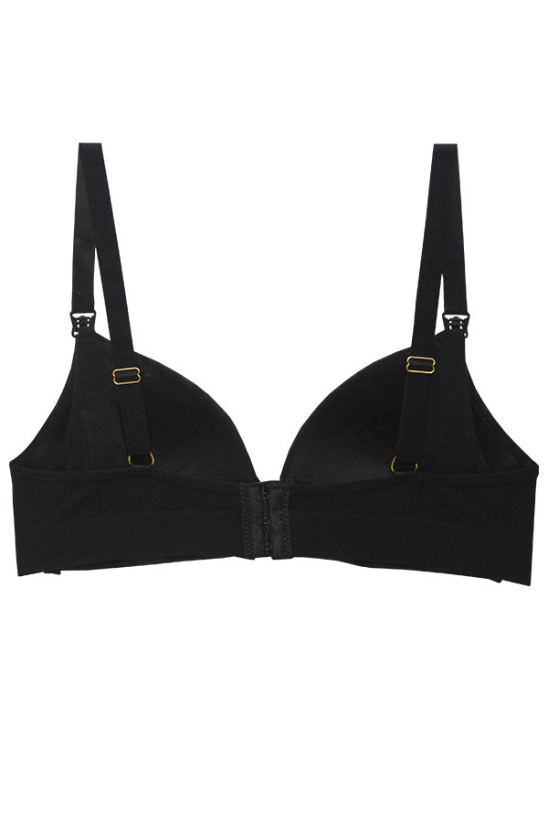 PL-BE5107M 6 Pieces Ultra Comfort Nursing Bra with Adjustable Straps Wire-Free Maternity Bra B-C Cup