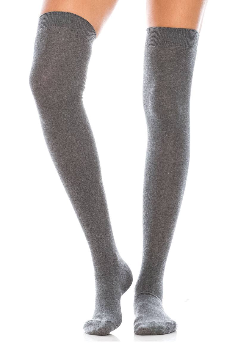 WS15 12 Pairs Over-the-Knee High Socks with Elastic Band