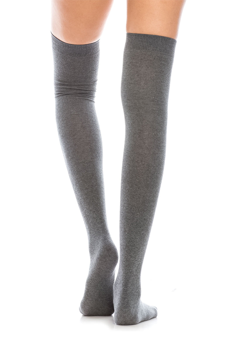 WS15 12 Pairs Over-the-Knee High Socks with Elastic Band
