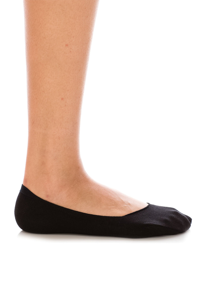 WS33 12 Pairs Invisible No Show Socks, Shoe Size 6–9 Made in Korea Cotton Foot Liners