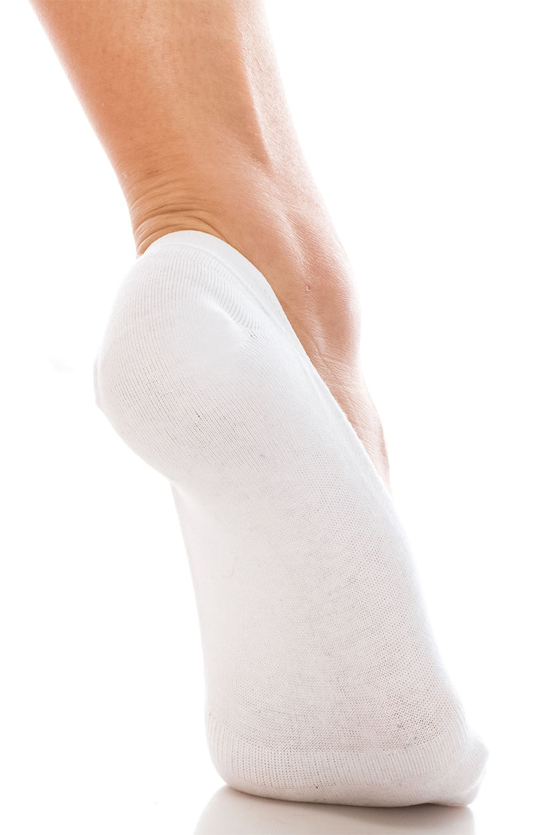 WS33 12 Pairs Invisible No Show Socks, Shoe Size 6–9 Made in Korea Cotton Foot Liners