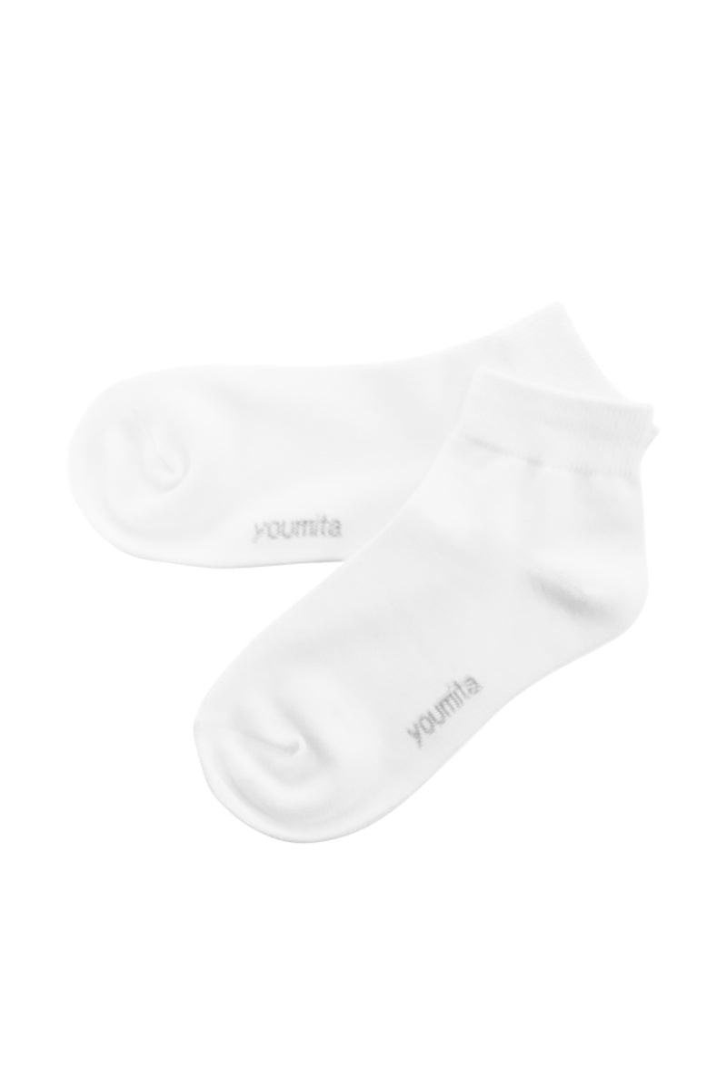 YM06 60 Pairs 4-Pair Bundle (Black, Grey, White), Shoe Size 6–9, Made in Korea Cotton Quarter Socks