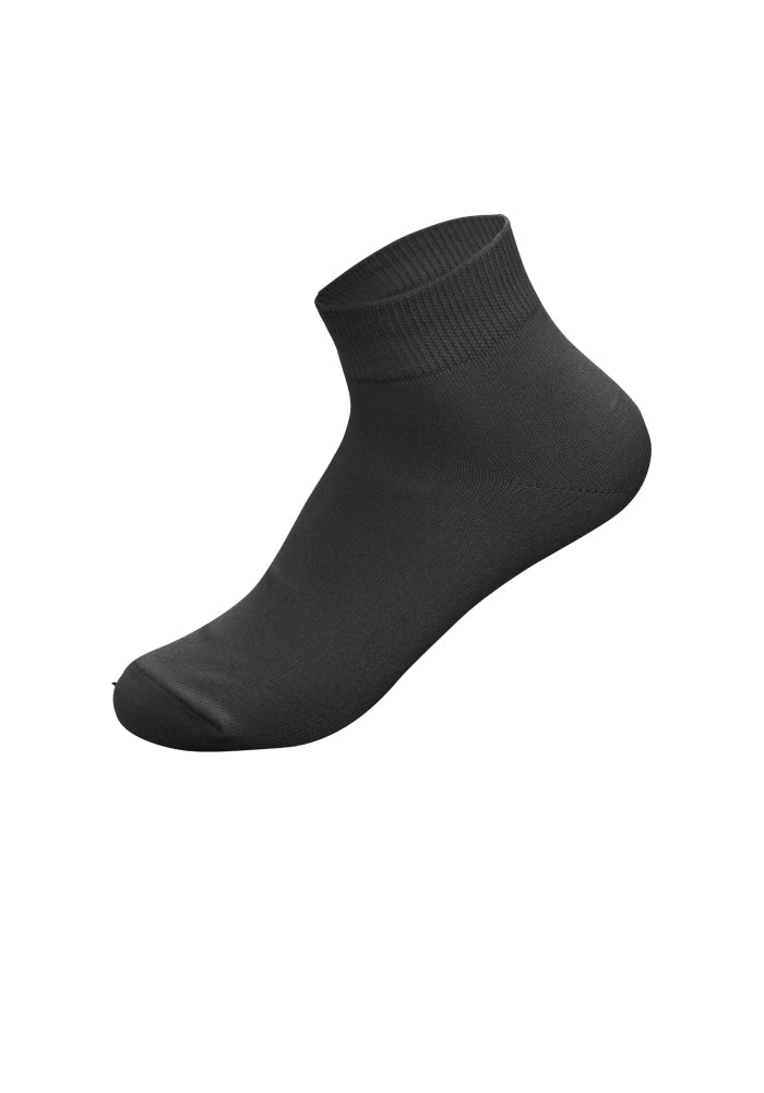 YM04 60 Pairs Shoe Size 9–12, Soft Stretch Fabric, 4-Pair Bundles, Made in Korea Cotton Quarter Socks