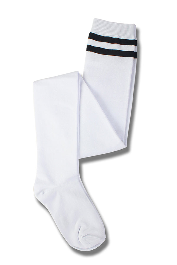 YM36 12 Pairs Striped Over-the-Knee Socks