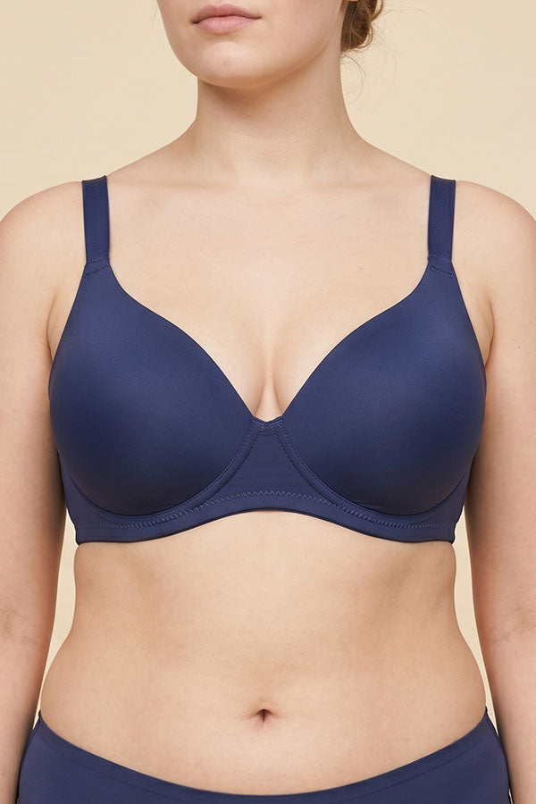 90083 Youmita Wirefree Smooth Support Bra D,DD Cup, 3 Pack