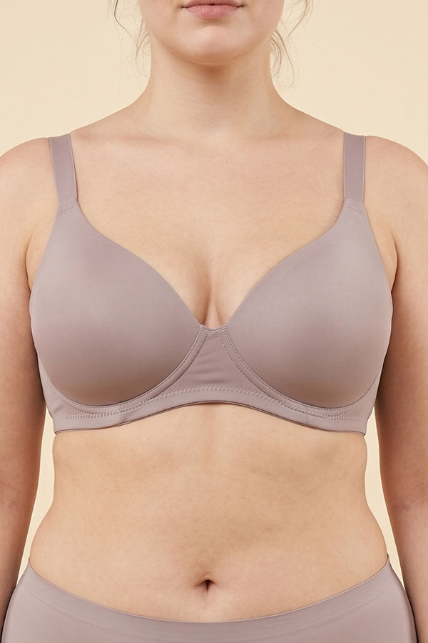 90083 Youmita Wirefree Smooth Support Bra D,DD Cup, 3 Pack