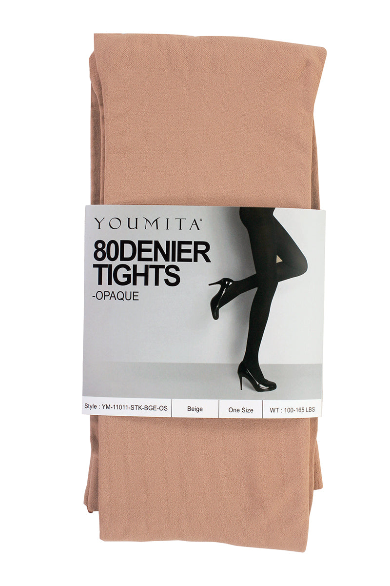 11011 Non-Run Opaque Tights 80 Denier