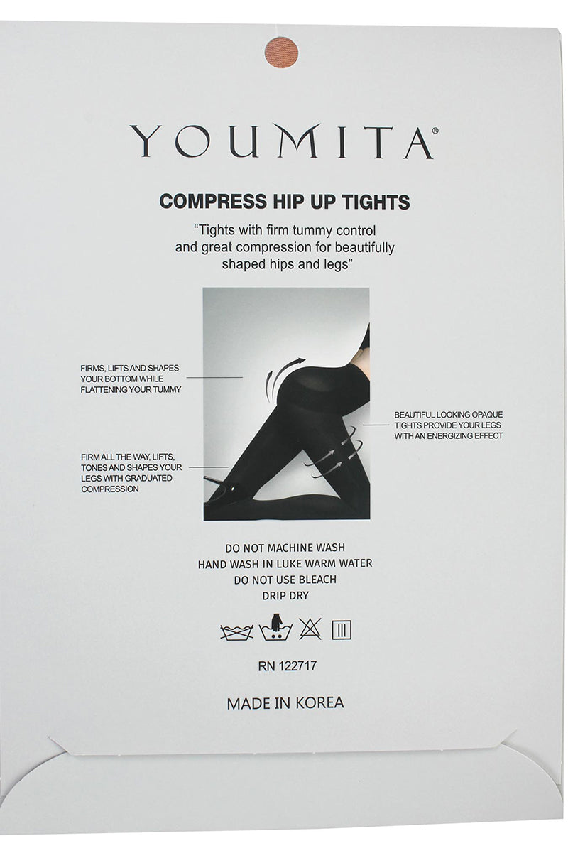 11012 Opaque Hip-Up Compression Tights