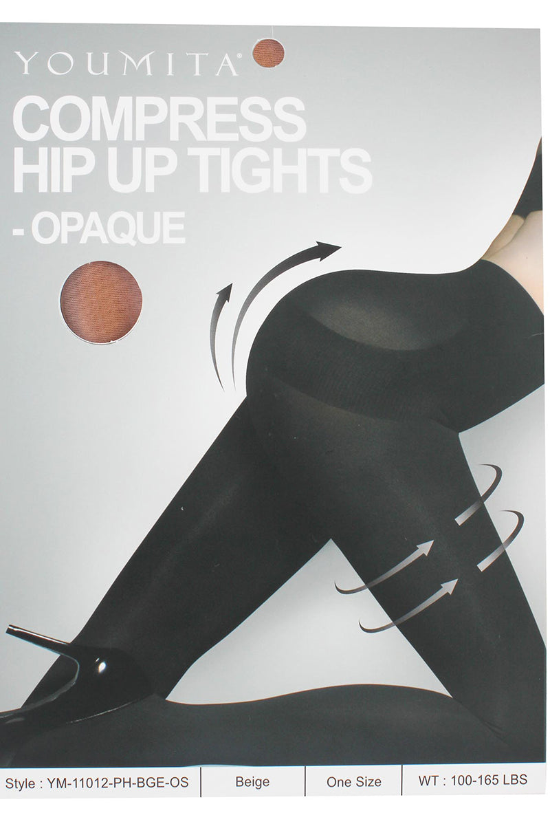 11012 Opaque Hip-Up Compression Tights