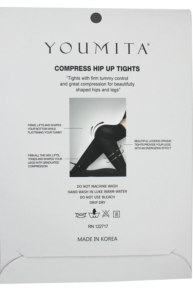 11012 Opaque Hip-Up Compression Tights