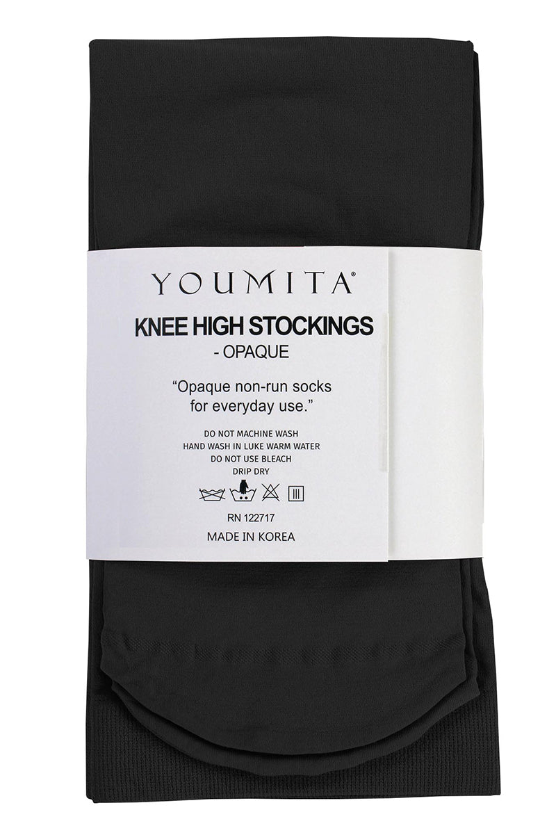 11015 6 Pairs Opaque Non-Run Stockings for Everyday Use – Durable Nylon & Lycra