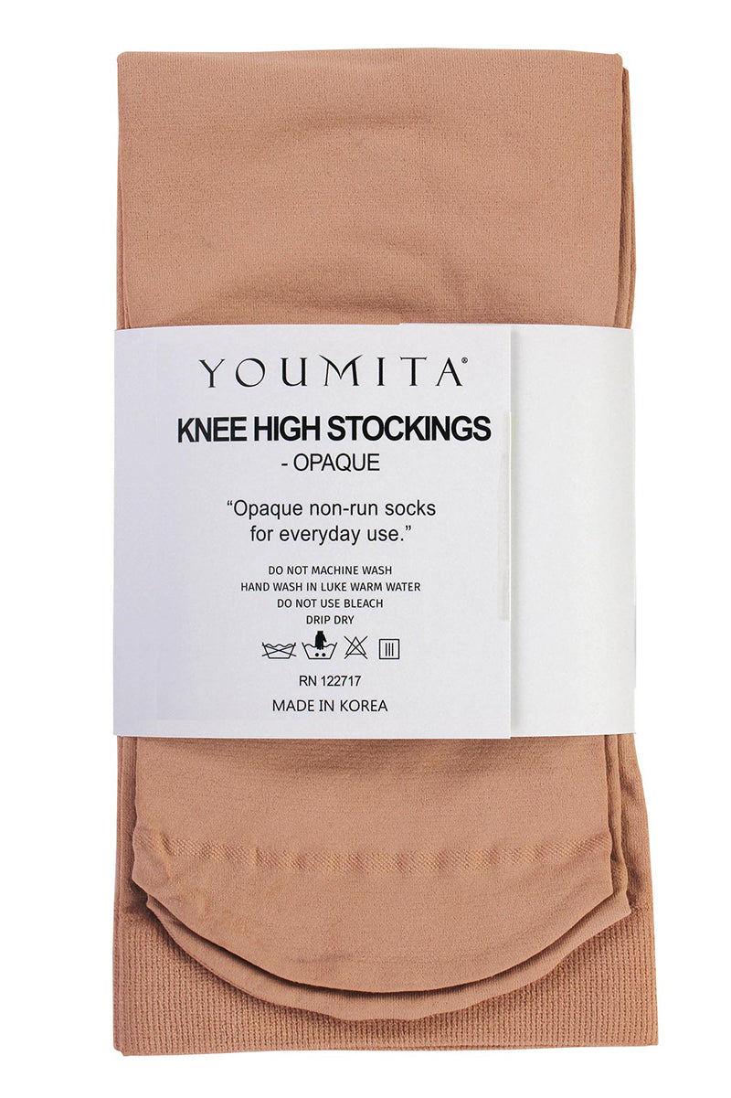 11015 6 Pairs Opaque Non-Run Stockings for Everyday Use – Durable Nylon & Lycra