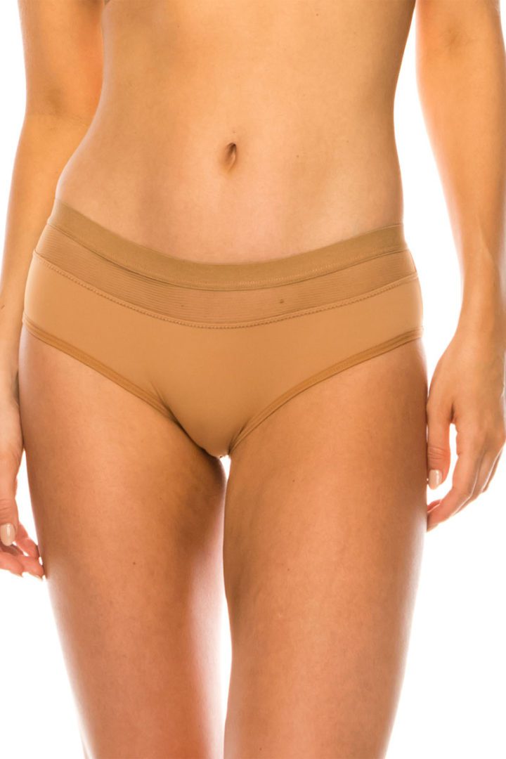 32555 12 Piece Comfortable Elastic Band, Mesh Hipster Panty