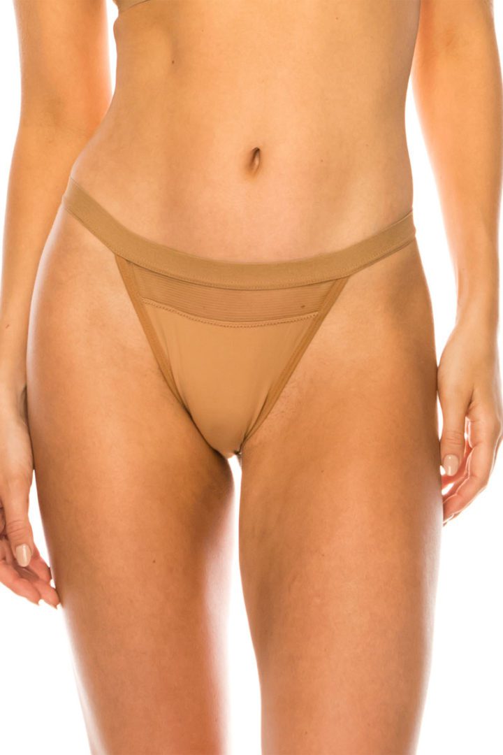 32556 12 Piece Comfortable Elastic Band, Nylon/Spandex Blend Thong