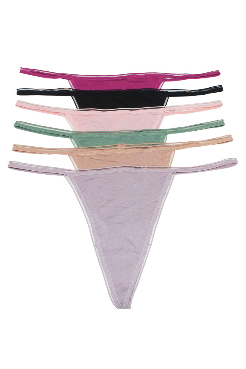 33508 12 Piece Super Soft G-String C01