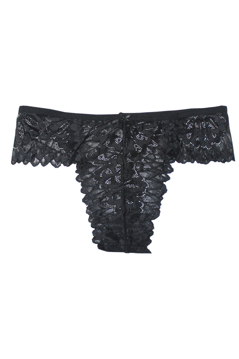 549 12 Piece Elastic Band, Soft & Comfortable Floral Lace Panty