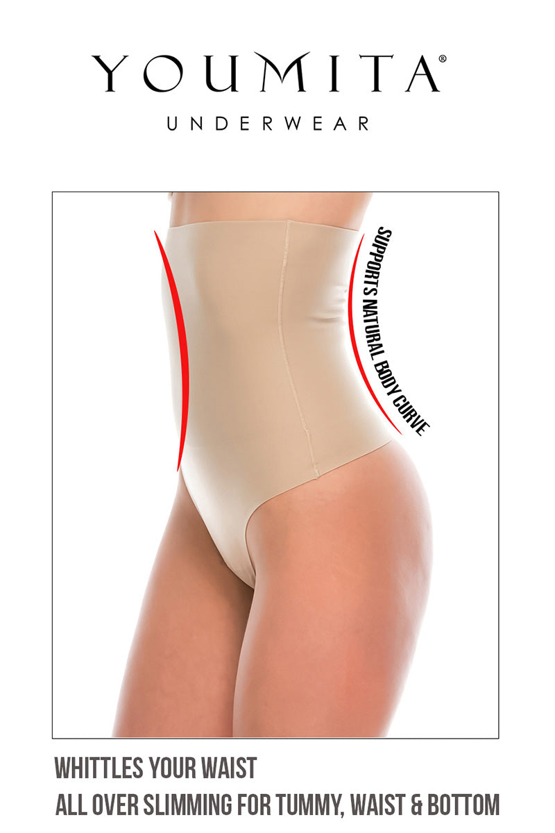 70224 6 Piece Seamless Shapewear Thong – Smoothing Fit