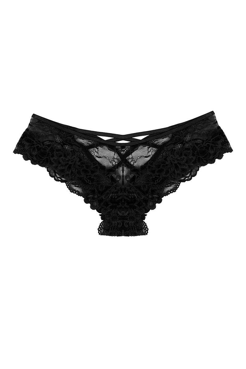 70254 12 Piece Criss Cross Back Lace Bikini – Stretch Fit Panty