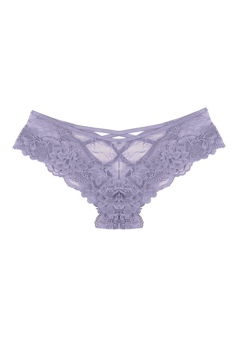 70254 12 Piece Criss Cross Back Lace Bikini – Stretch Fit Panty