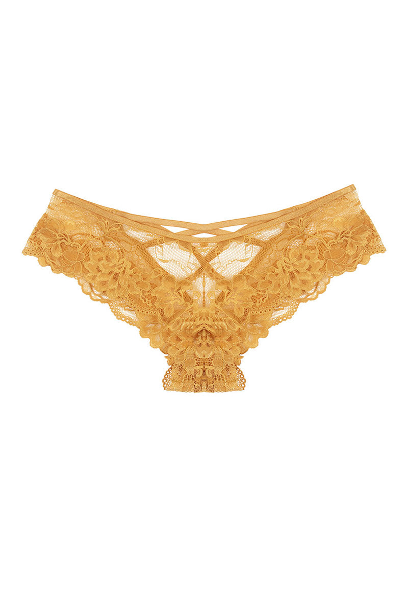 70254 12 Piece Criss Cross Back Lace Bikini – Stretch Fit Panty