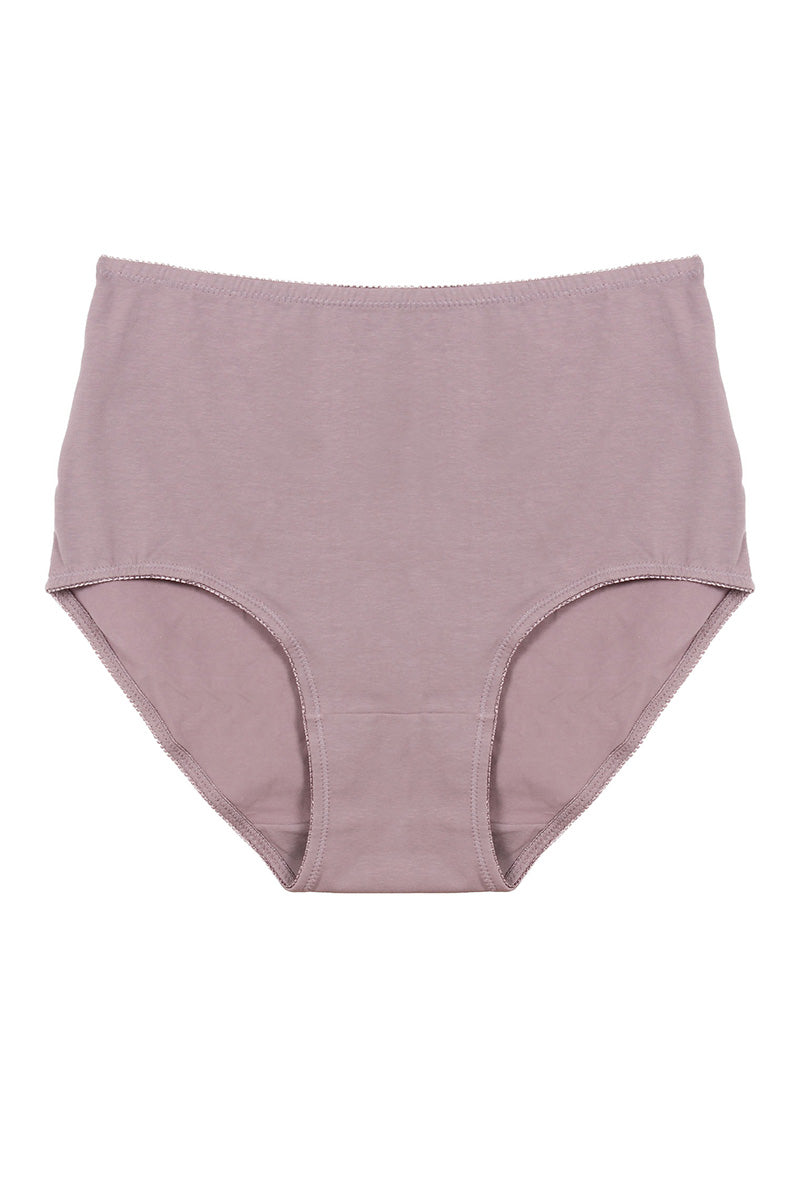 7071 12 Piece Soft Cotton Stretch Panty – Elastic Waist & Picot Trim C05