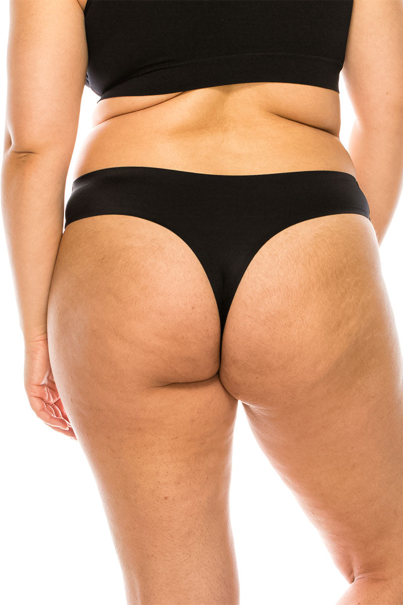 7095 6 Piece No Lines Laser Cut Thong – Seamless Bonded Edge Underwear