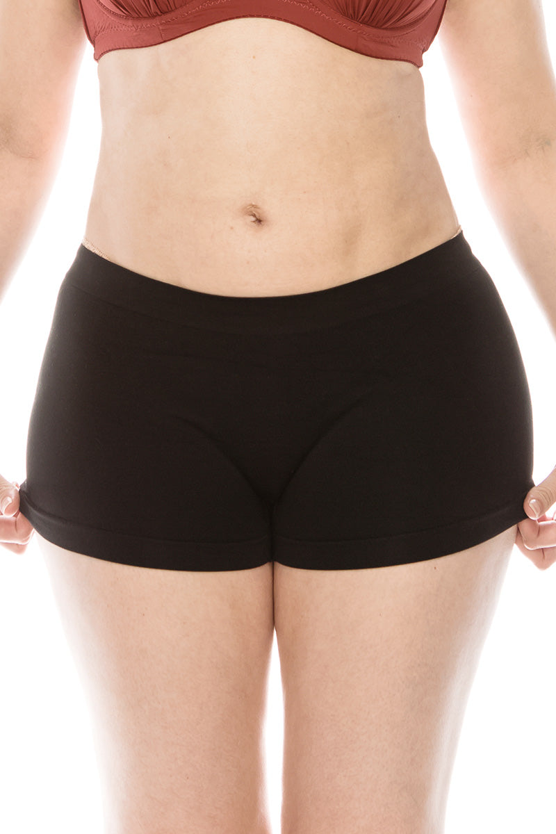 72041P 6 Piece Seamless Boyshort – Regular & Plus Size Options