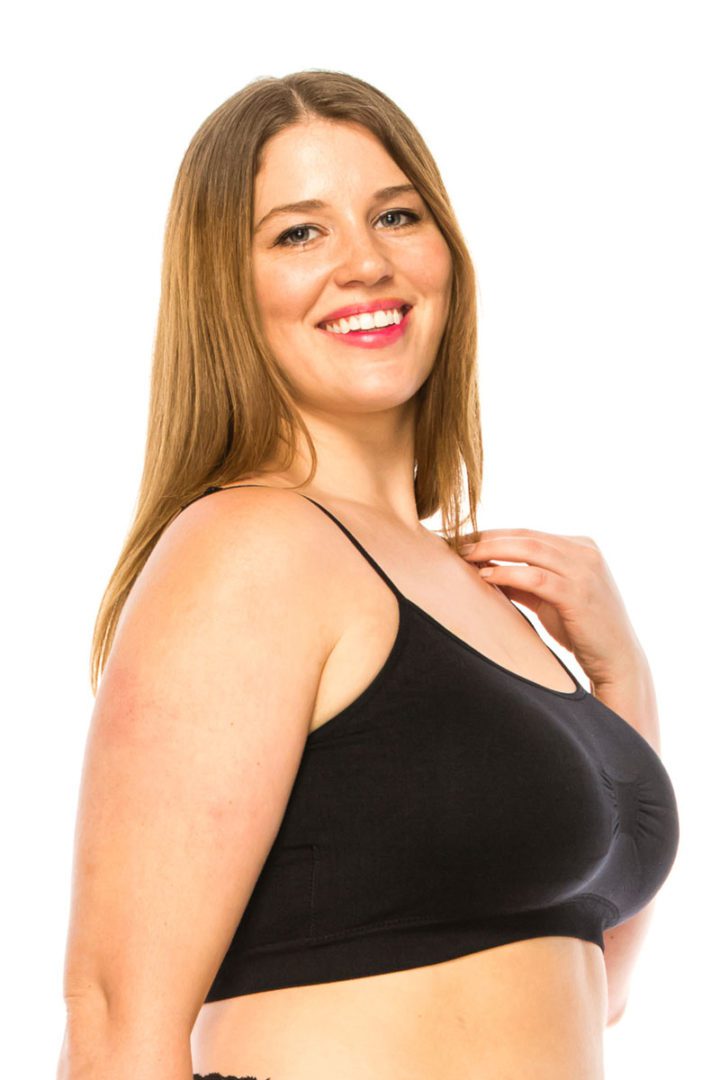 72091 6 Piece Comfortable Breathable Microfiber Bra with Removable Straps