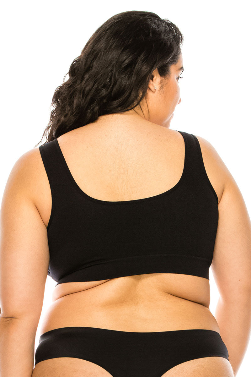 72147 6 Piece Breathable Microfiber Bra with Padding Seamless Magic Bra