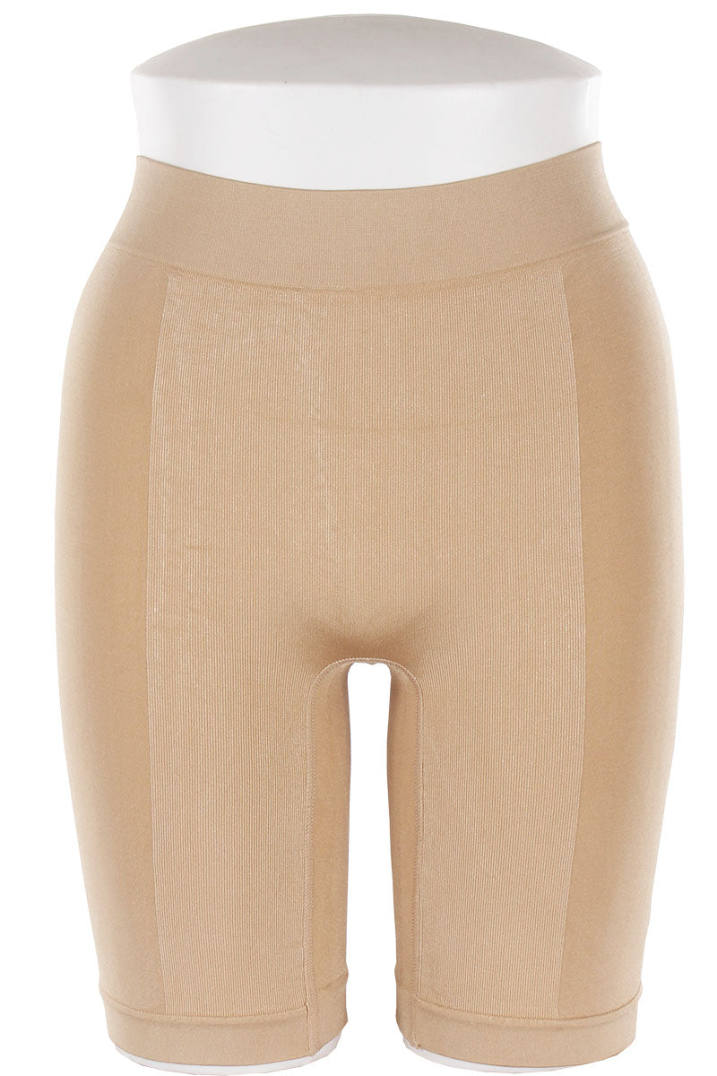 72159 6 Piece Butt Booster Shapewear Firm Waist Control Seamless Boyshorts