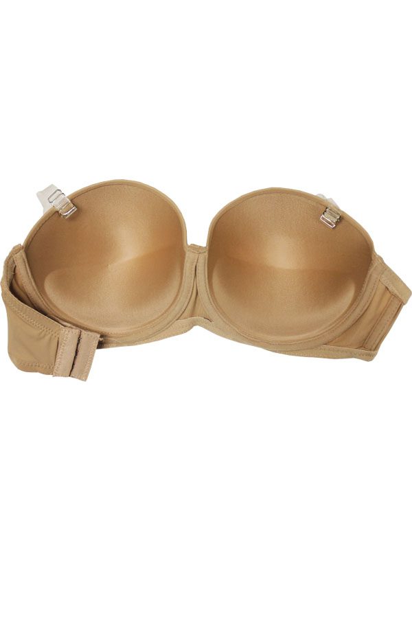 78317 12 Piece Clear Removable Straps, Comfortable Fit Clear Back Strap Push Up Demi Bra