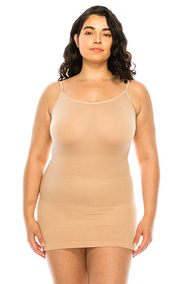 82006 6 Piece Full Tummy & Waist Control Seamless Shaping Camisole