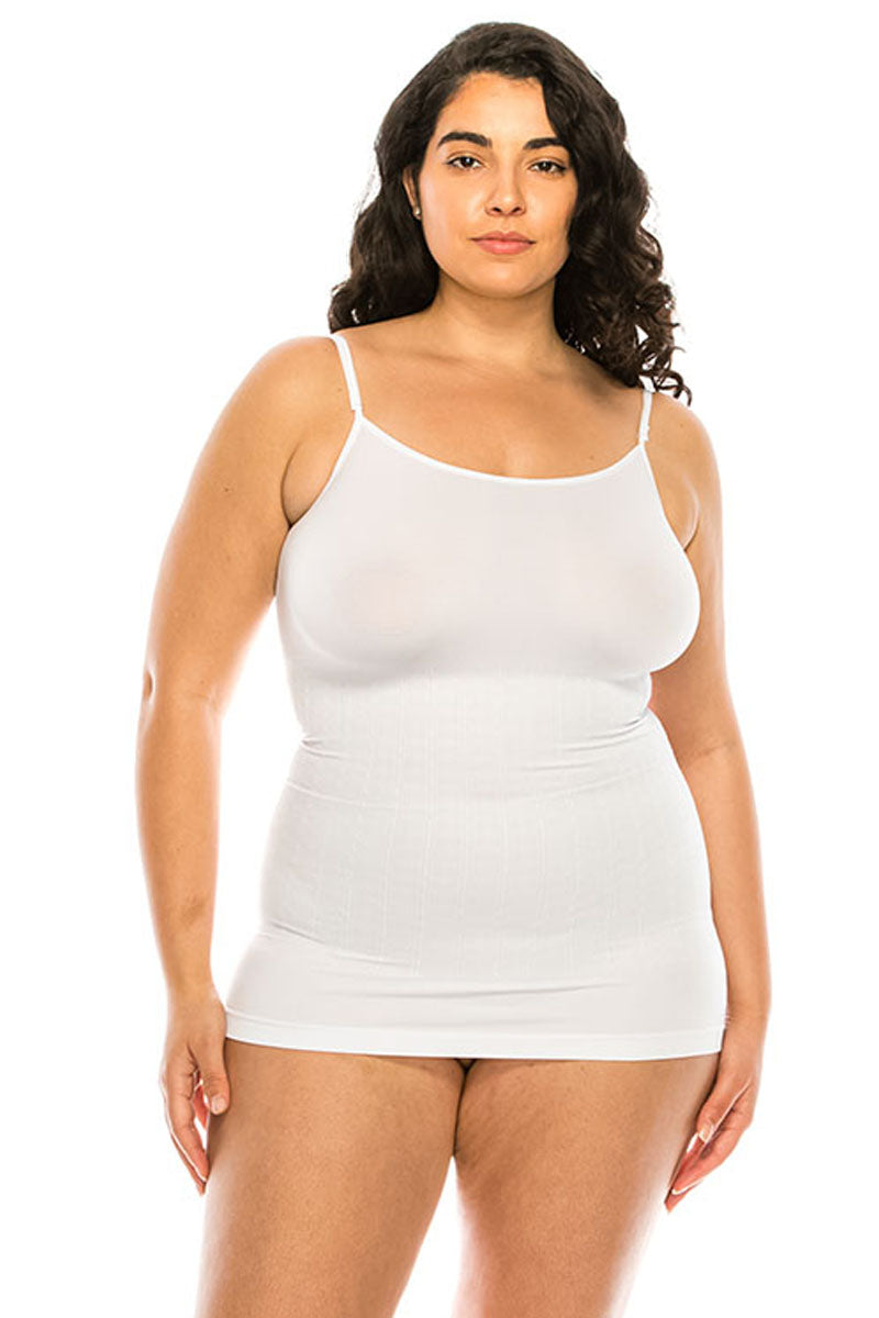 82006 6 Piece Full Tummy & Waist Control Seamless Shaping Camisole