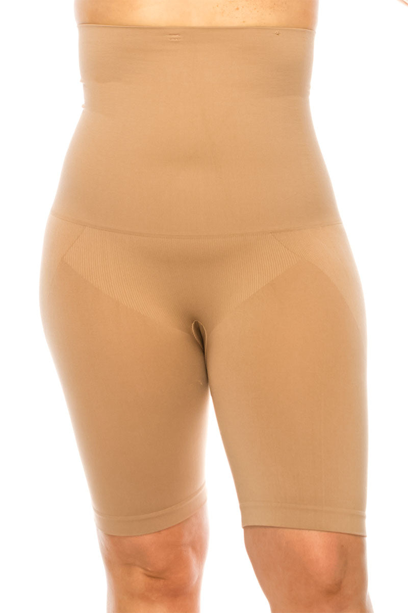 82018 6 Piece Tummy & Thigh Support, No Roll Comfort & Control Body Shaper