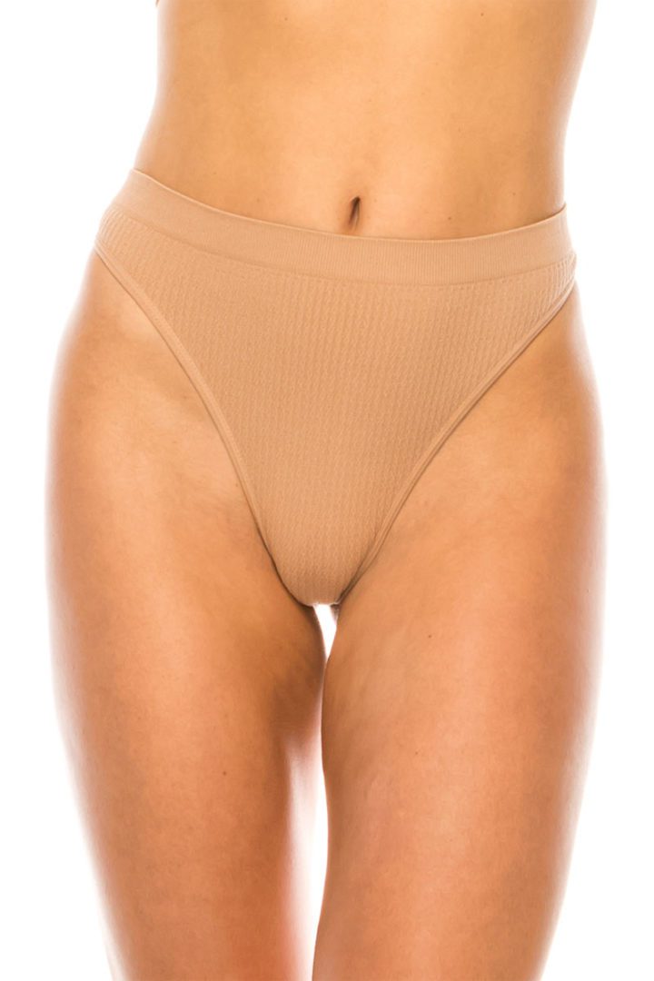 83123 6 Piece Invisible Fit, One Size Seamless Thong