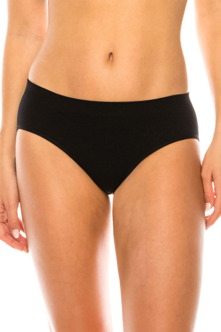 83124 6 Piece No-Show Comfort, One Size Seamless Bikini Panty