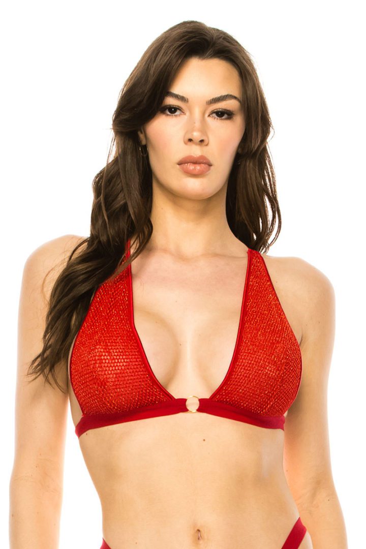 90042 6 Piece Soft Stretch Polyamide Blend, Everyday Comfort & Support Crossback Bralette