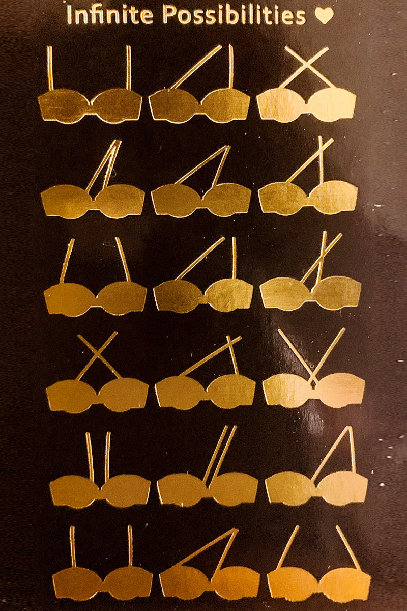 89111 12 Piece Multiway Demi Push-Up Bra – Strapless Convertible Bra with Underwire