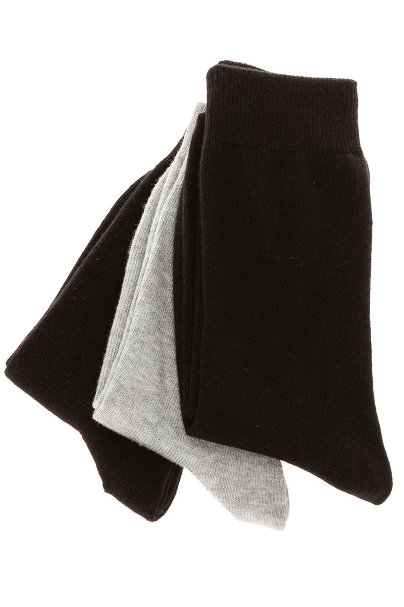 WS08 24 Pairs (8 Bundles of 3 Pairs) Cotton Socks Made in Korea