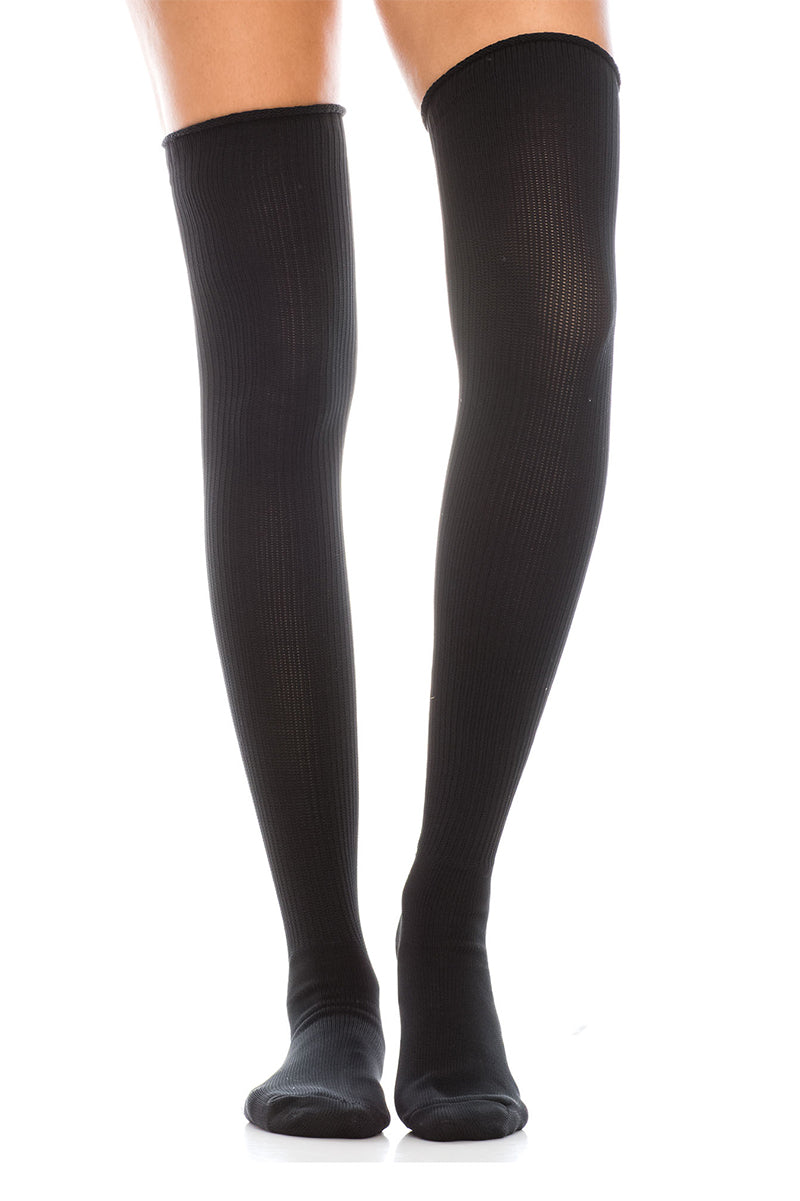 WS15 12 Pairs Over-the-Knee High Socks with Elastic Band
