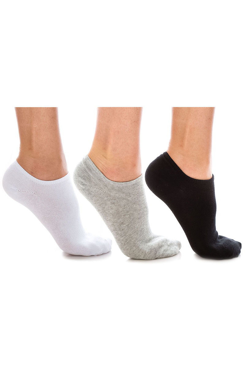 YM05 60 Pairs Soft Cotton Blend (6-9 Shoe Size, 4 Pairs per Bundle, 60 Pairs per Pack) Socks