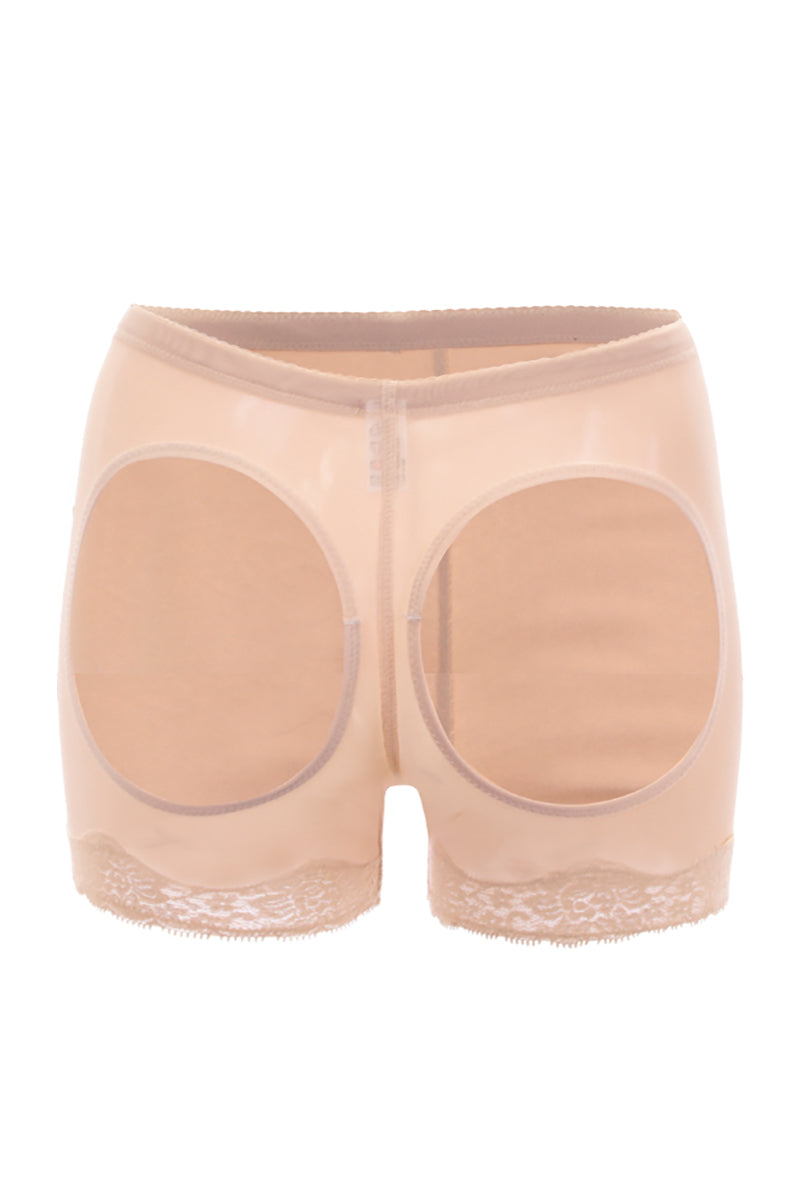 1103 Seamless Butt Lifting Shorts – Lace Trim Shapewear